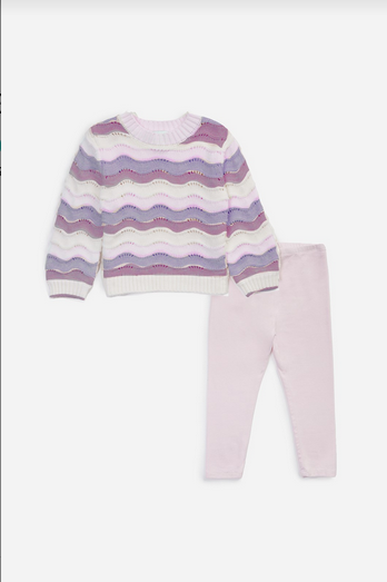 Splendid Girls Peony Lace Sweater Set 66