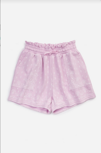 Splendid Girls Peony Bandana Shorts 03