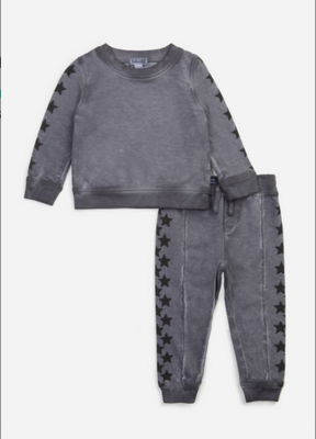 Splendid Boys Grey Star Jogger Set 137*