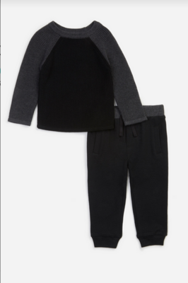 Splendid Boys Black Axton Jogger Set 136*
