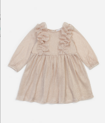 Splendid Girls Champagne Glitzy Tulle Dress 604*