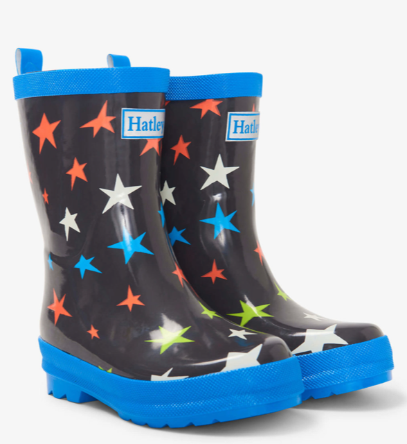 Hatley Ombre Stars Shiny Rain Boots 366*