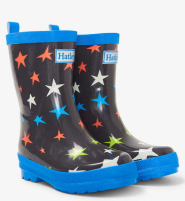 Hatley Ombre Stars Shiny Rain Boots 366