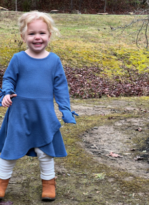 Vignette Girls Shiloh Blue Dress 924A*
