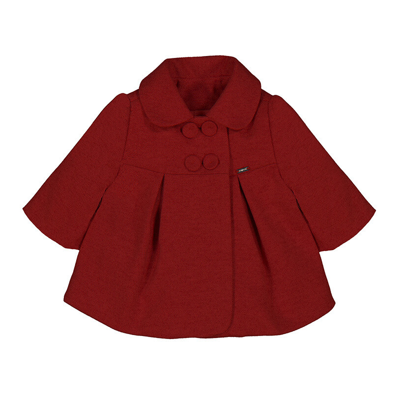 Mayoral Baby Girls Woolen Red Coat 2406*