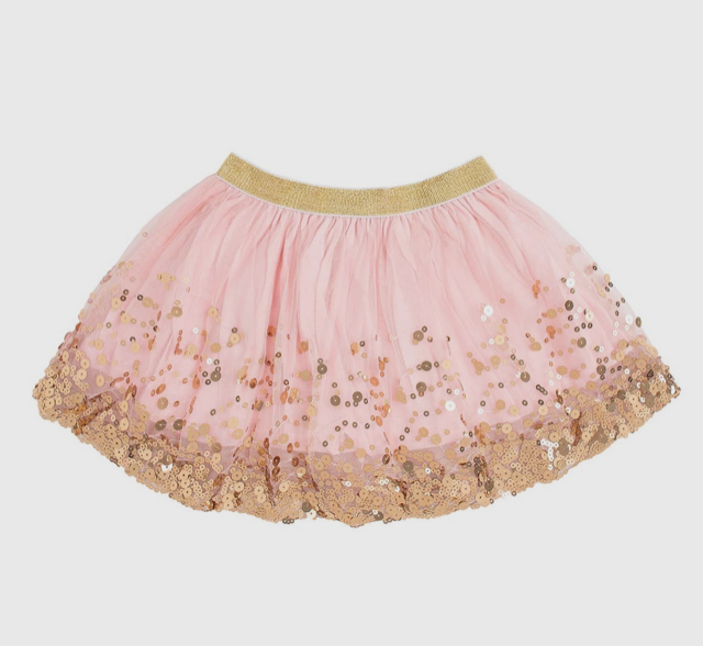 Sweet Wink Gold Blush Sequin Tutu*