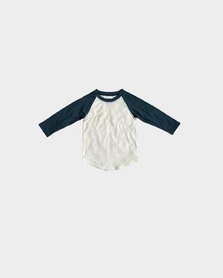 Babysprouts Boys Slate/Cream Baseball Tee T05*