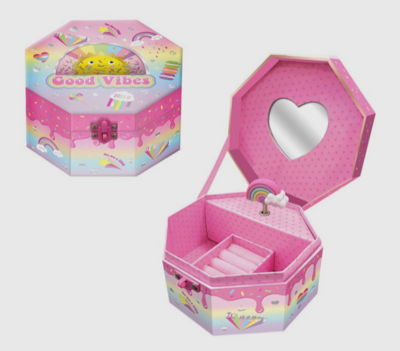 Hot Focus Musical Jewelry Box - Rainbow*