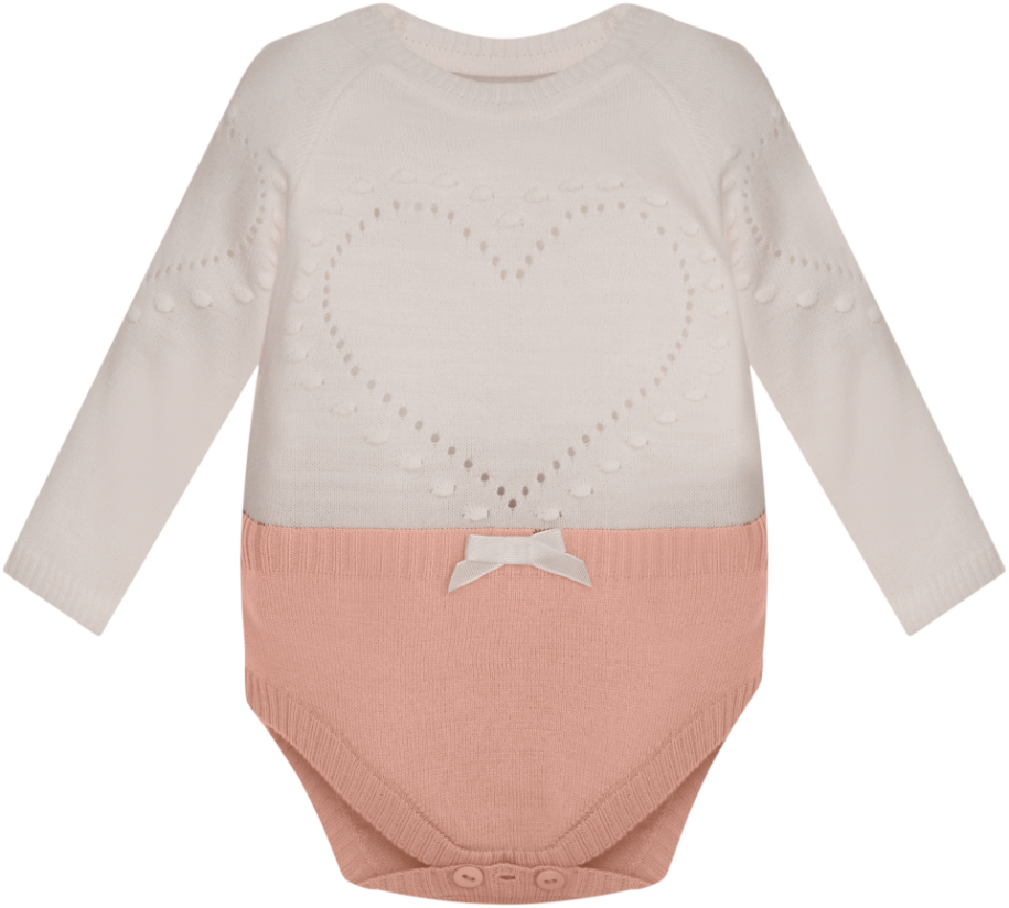 Milon Baby Girls Pink Porcela Bodysuit 518*