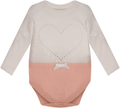 Milon Baby Girls Pink Porcela Bodysuit 518*