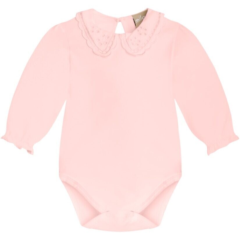 Milon Baby Girls Pink Paris Bodysuit 509