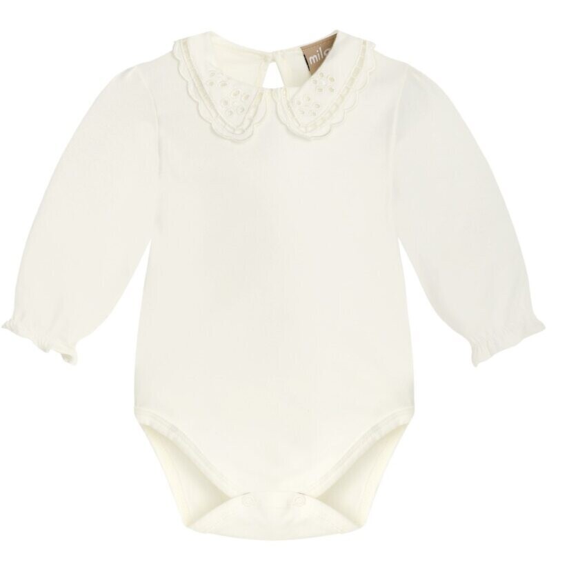 Milon Baby Girls Off White Bodysuit 509