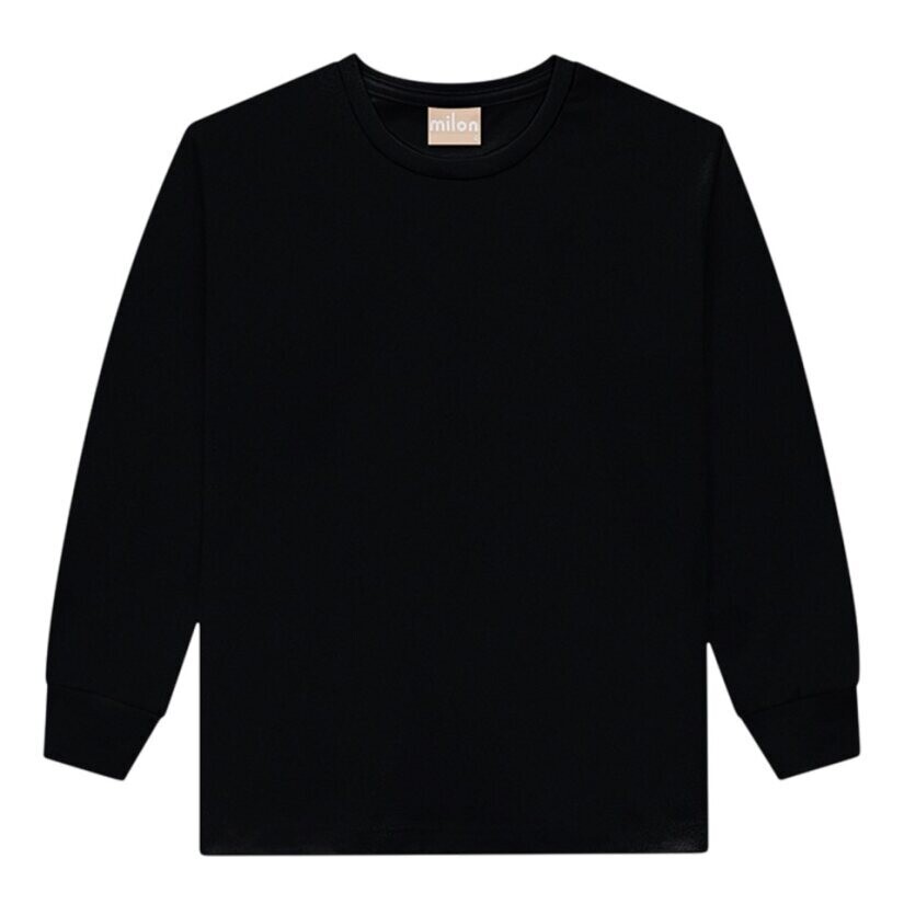 Milon Boys Black T-Shirt 677E