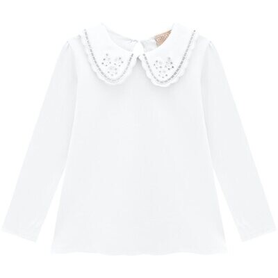 Milon Girls White Tee Top 779*