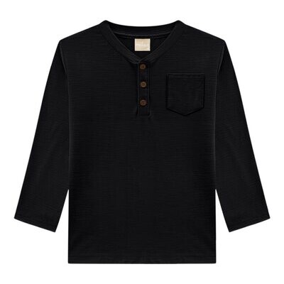 Milon Boys Black T-Shirt 786E*
