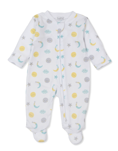 Kissy Moonlight Dreams Zip Footie 175N*