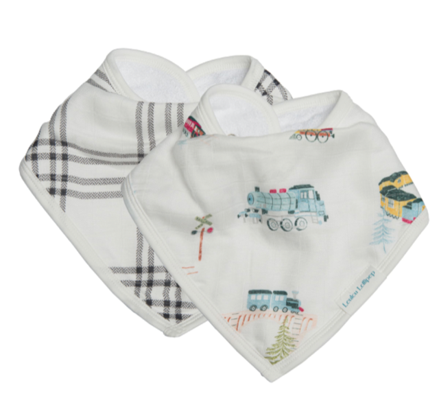 Loulou Lollipop Bandana Bib Set - All Aboard* 915