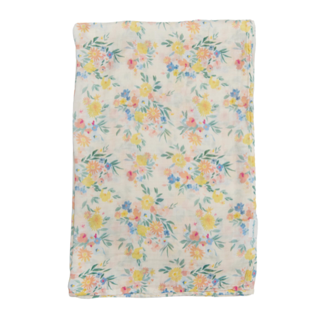 Loulou Lollipop Muslin Swaddle - Floral Bouquet 127