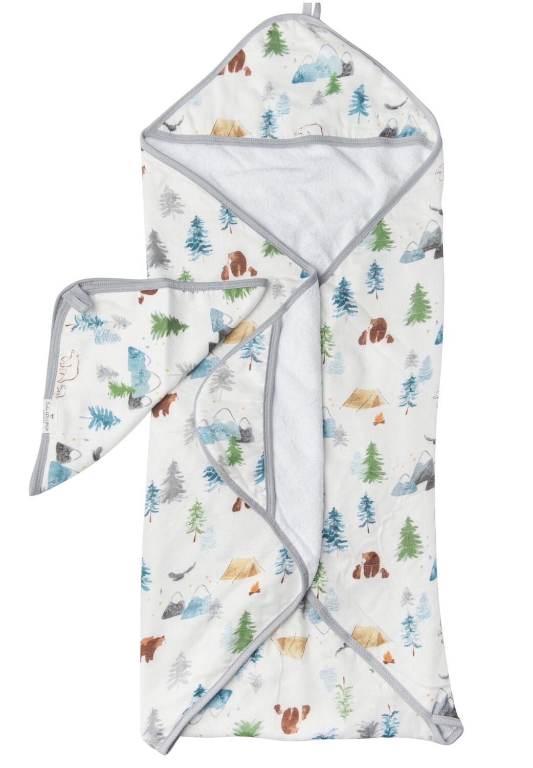 Loulou Lollipop Hooded Towel Set - Adventure Begins