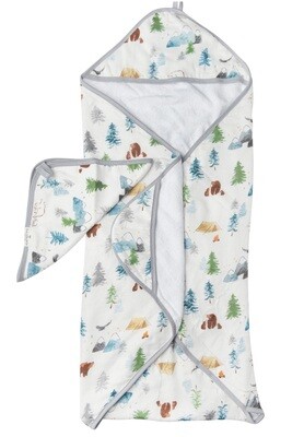 Loulou Lollipop Hooded Towel Set - Adventure Begins