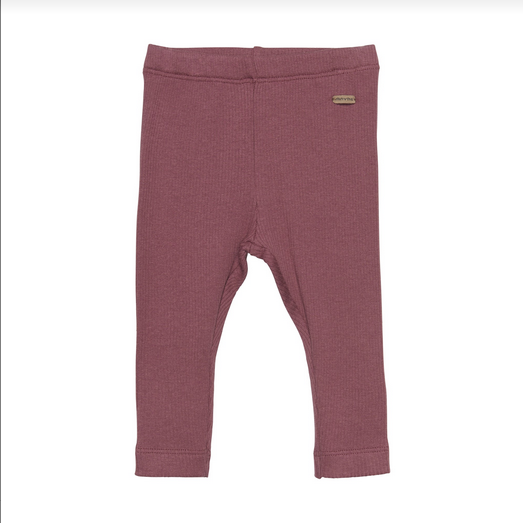 Minymo Baby Girl Roan Rouge Rib Pants 231