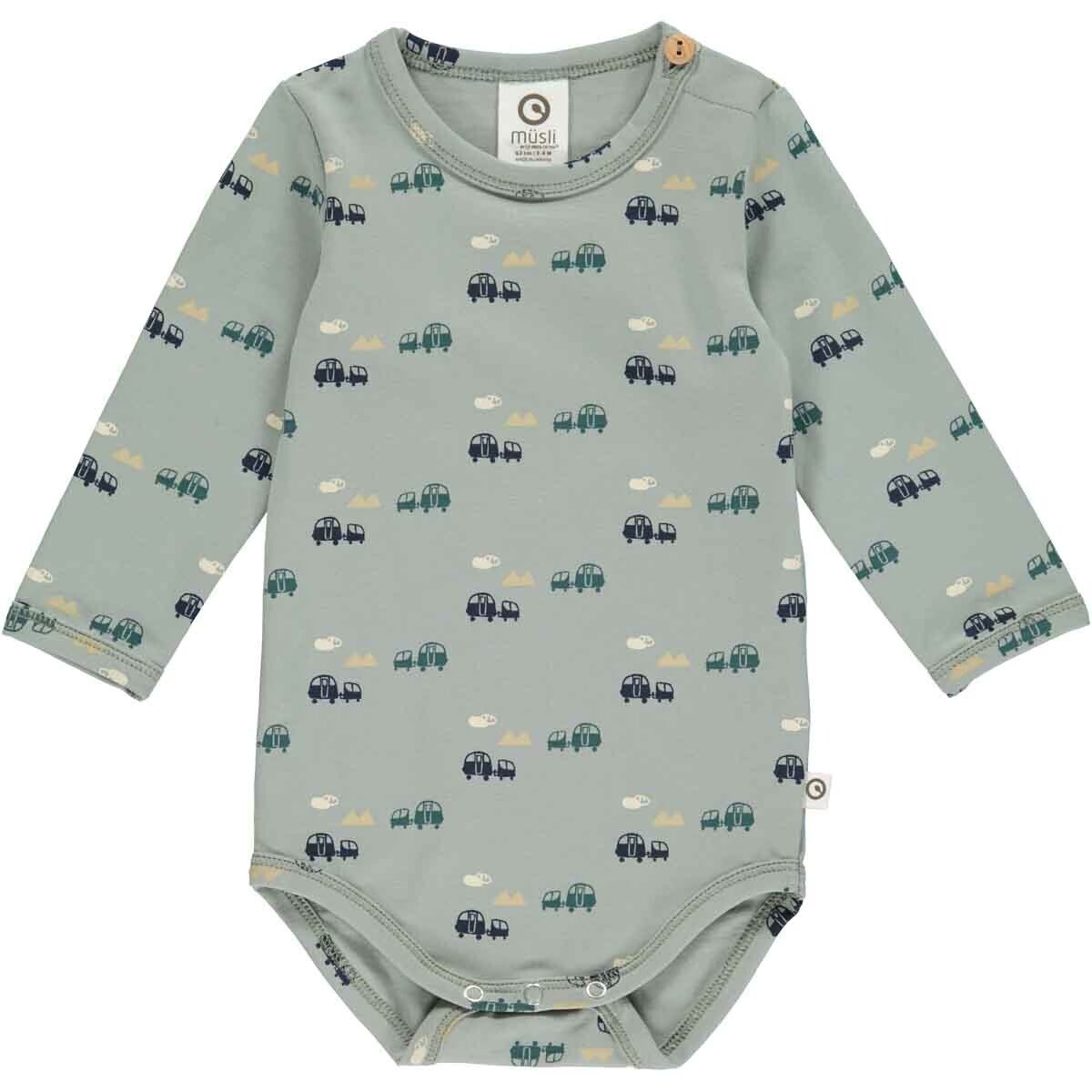 Musli Baby Boys Spa Green Bodysuit &amp; Pant Set 900*