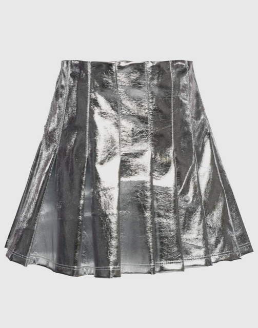 Hannah Banana Girls Metallic Pleat Skirt 337*