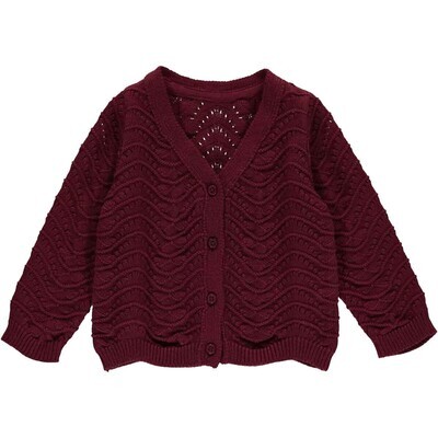 Musli Baby Girls Knit Cardigan Fig 5600