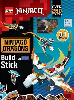 Lego Ninjago Dragons Build And Stick Book