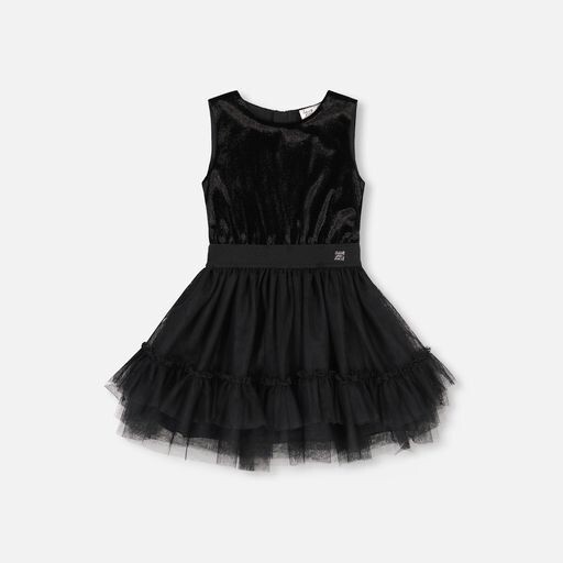 Deux Par Deux Girls Dress w/ Tulle Skirt O98*