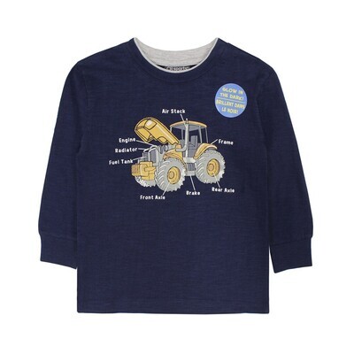 Parts Of The Tractor Glow In The Dark L/S Tee