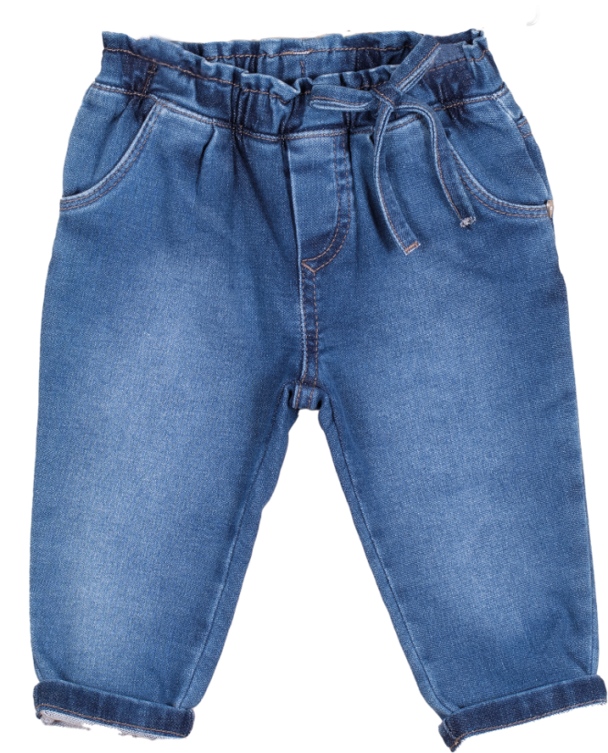 Milon Baby Girls Blue Denim Jean Pants M093*