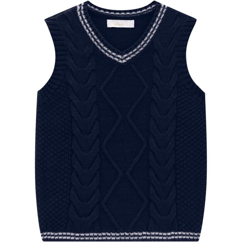 Milon Boys Blue/Navy Vest 722E*