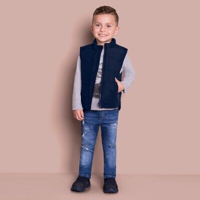 Milon Boys Navy Vest 761*