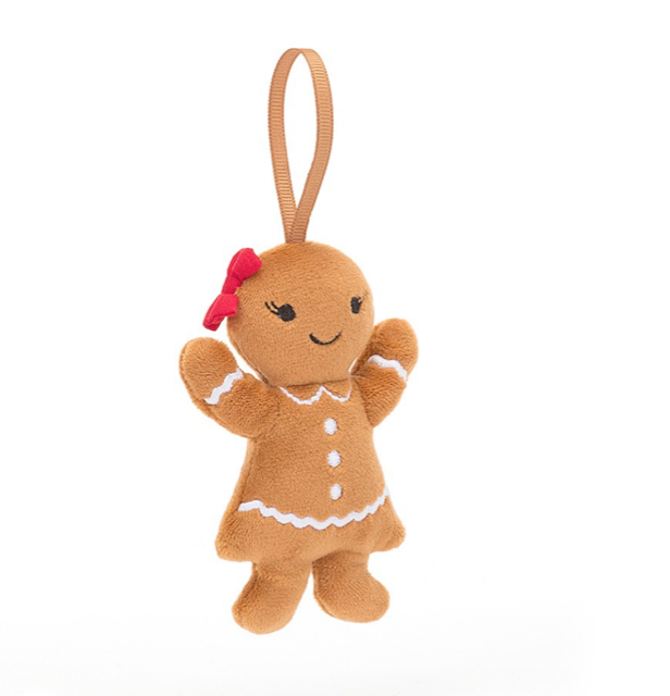 Jellycat Festive Folly Gingerbread Ruby*