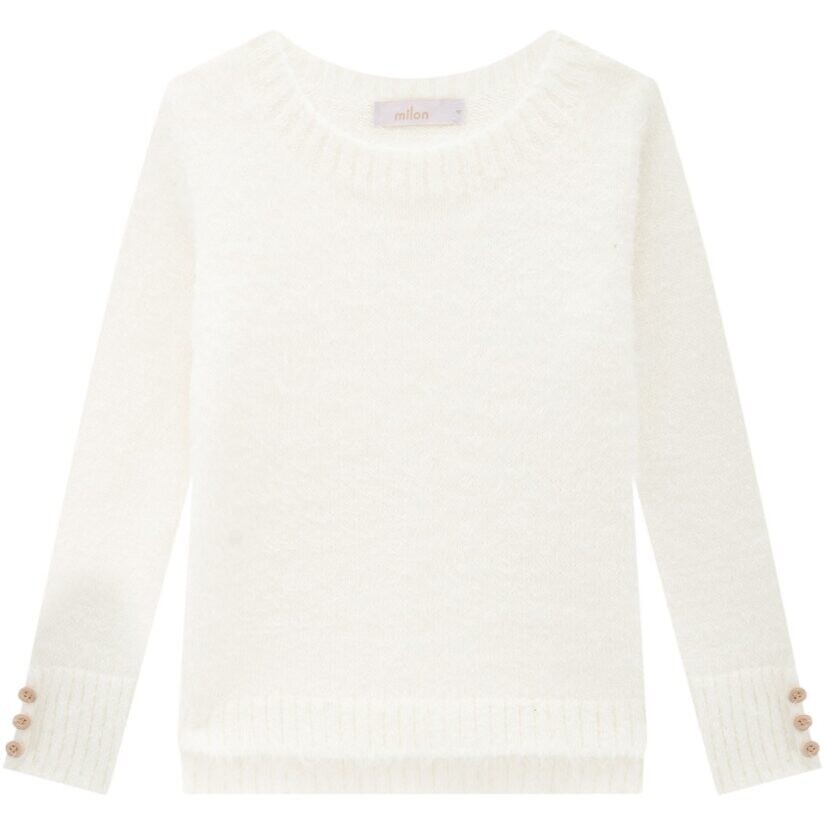 Milon Girls Off White Sweater 725E