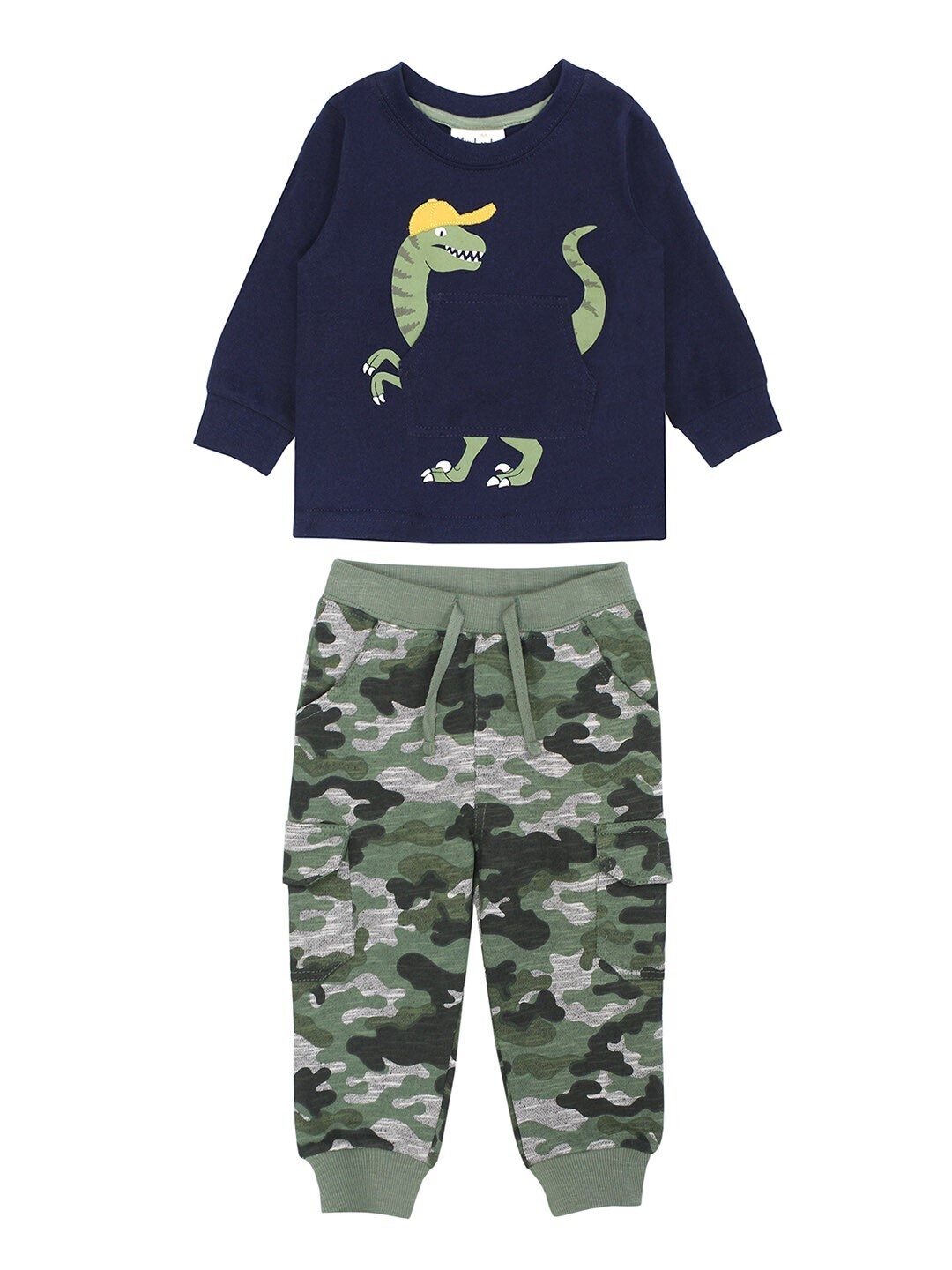 Minibamba Boys T-Rex Shirt &amp; Pant Set 27095*