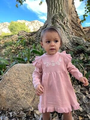Ettie &amp; H Girls Pink Ysella Dress 09B*