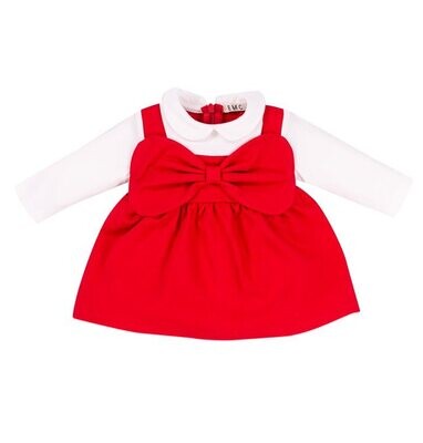 EMC Baby Girls Milano Red Bow Dress 727*