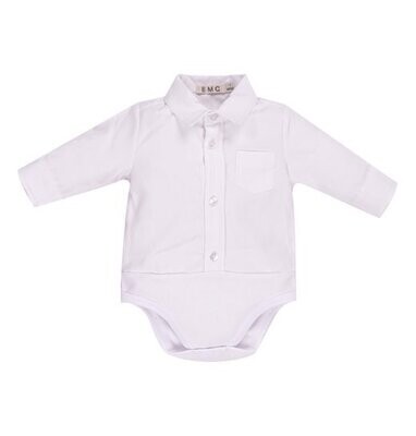EMC Baby Boys Oxford Bodysuit 101*