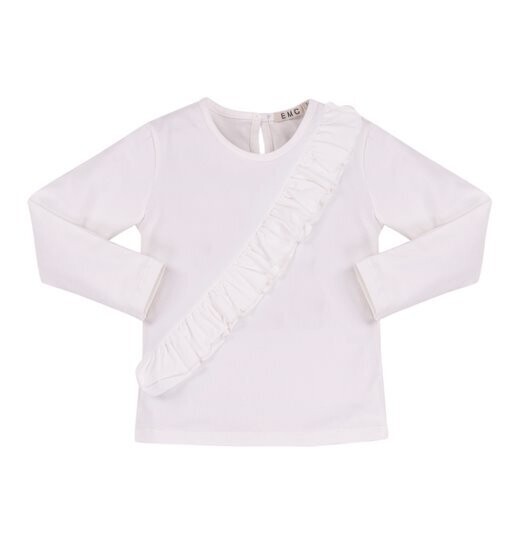 EMC Girls White Jersey Top 2149*