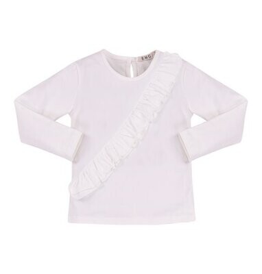 EMC Girls White Jersey Top 2149*