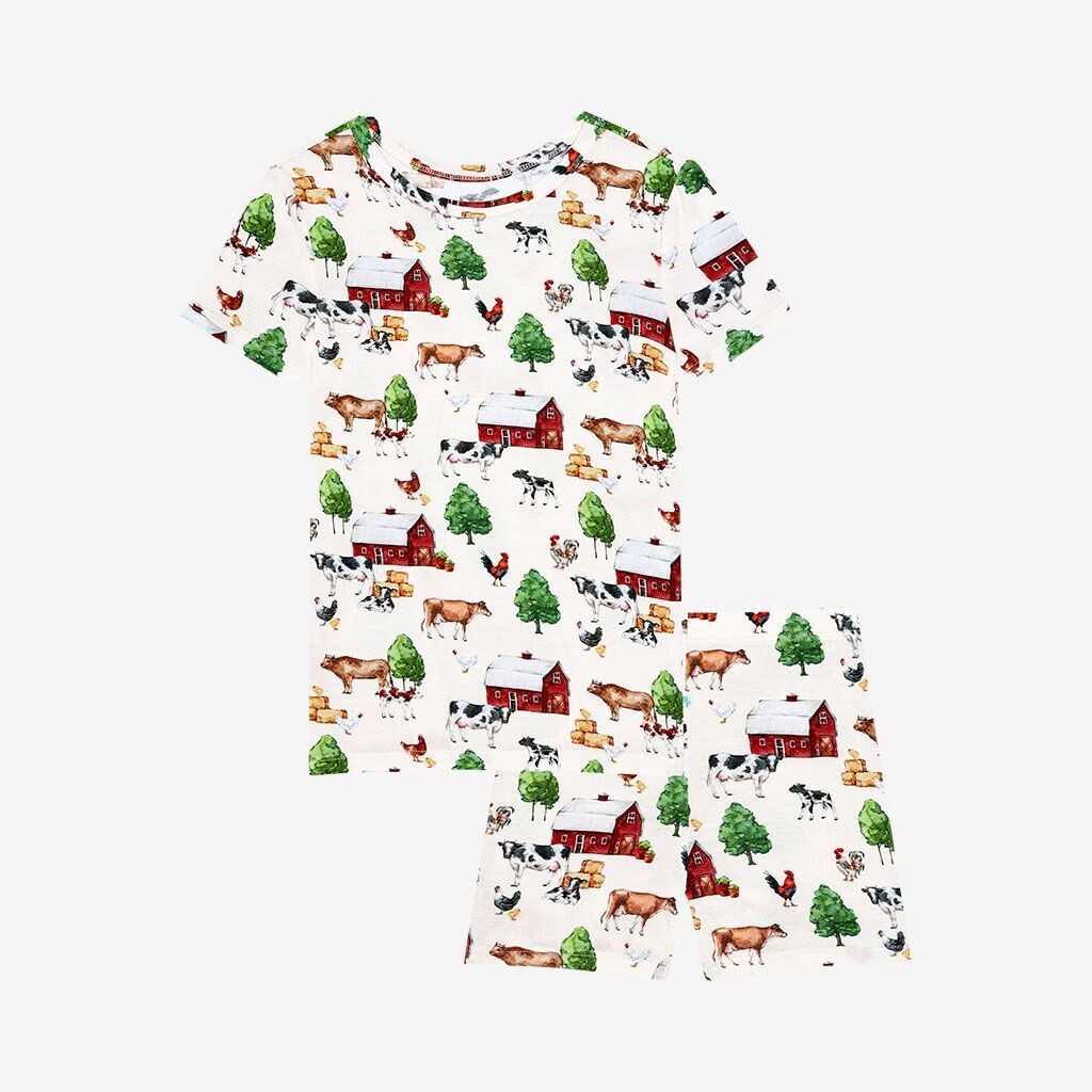 Posh Peanut S/S Sleeve &amp; Short PJ&#39;s - Nashville* 