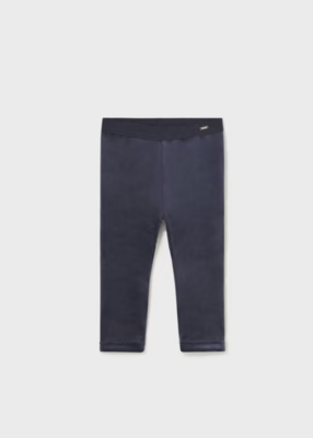 Mayoral Baby Girl Navy Basic Velvet Leggings 727*