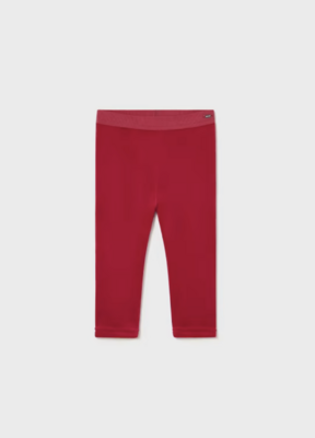 Mayoral Baby Girl Red Basic Velvet Leggings 727*