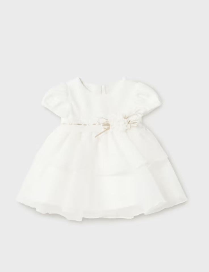 Mayoral Baby Girls Natural Velvet Dress 2857*