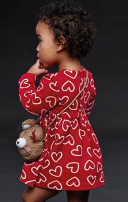 Mayoral Baby Girl Red Knit Dress 2988*