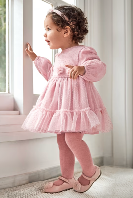 Mayoral Baby Girl Pink Dress 2971*