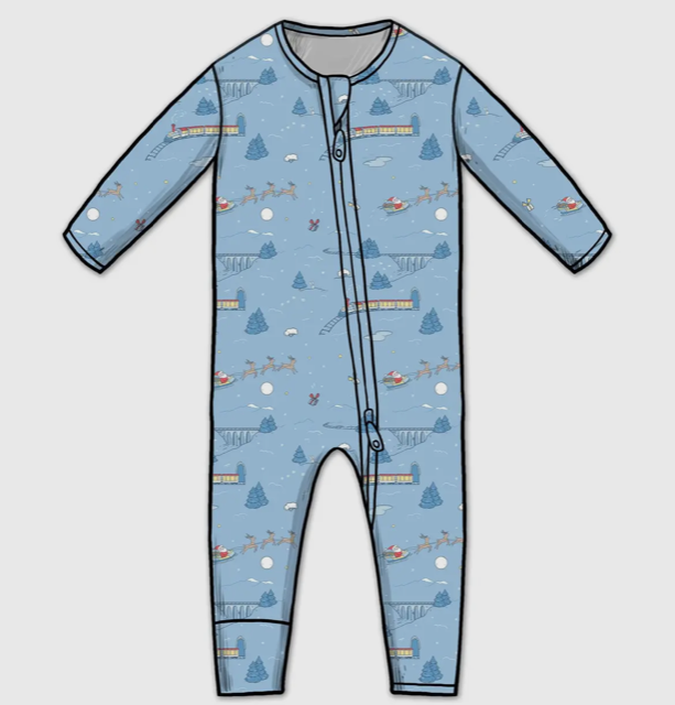 Bellabu Polar Express Bamboo Convertible Footie*
