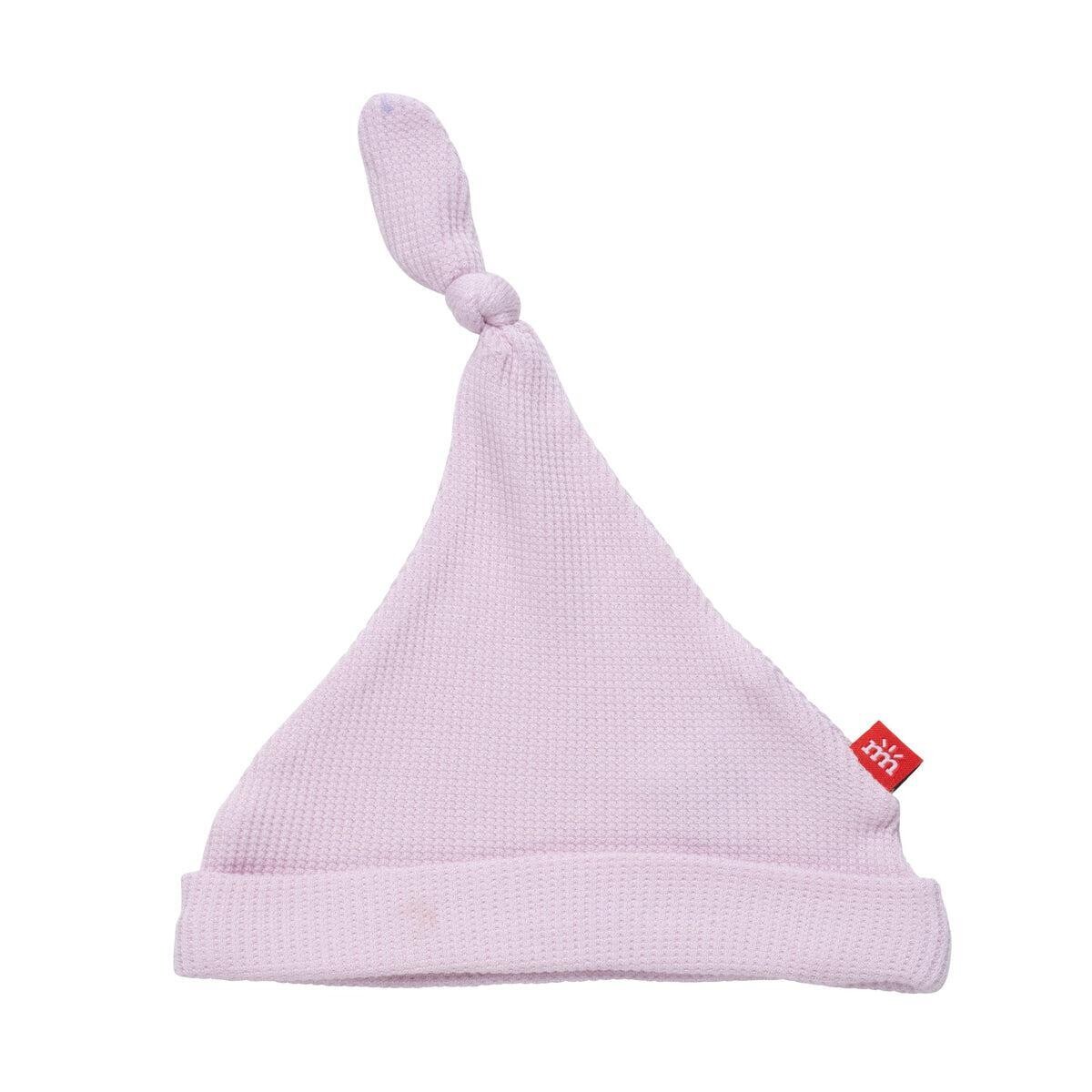 Magnetic Me Lilac Snow Waffle Knit Knotted Hat (One Size*